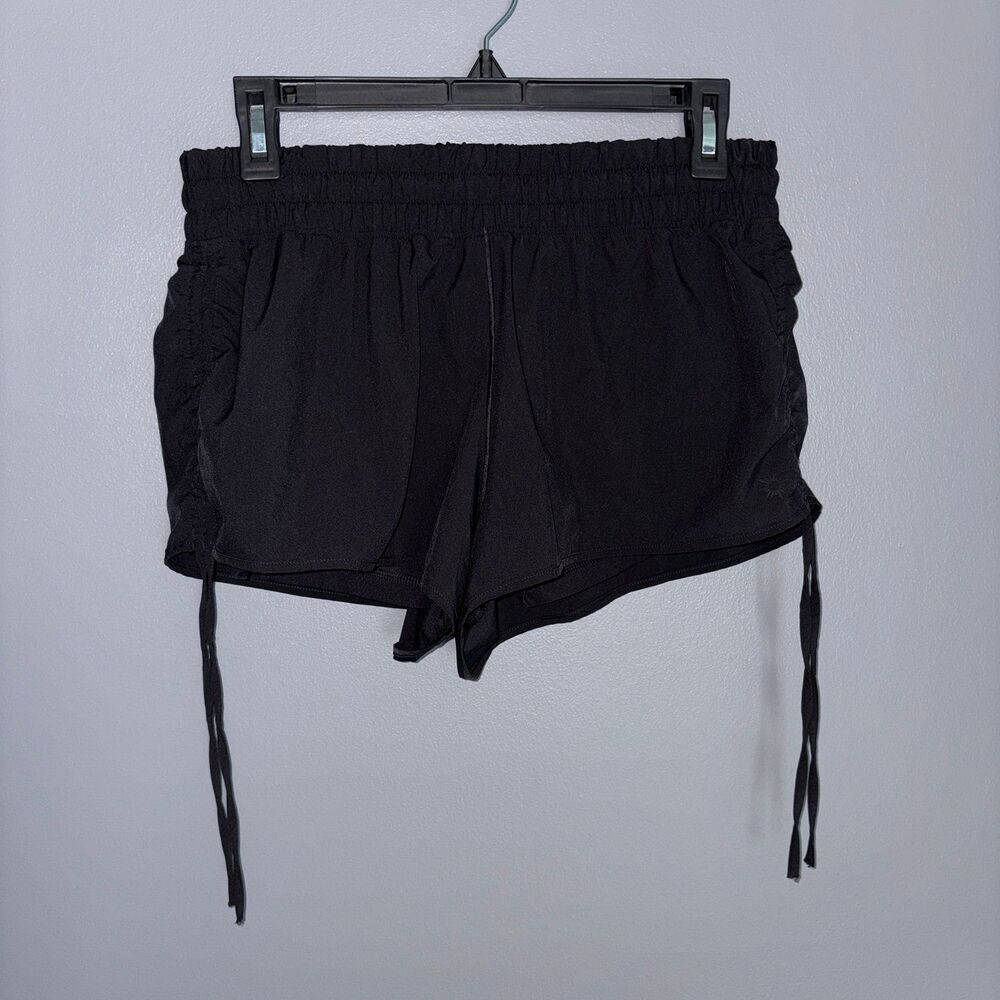 Offline by Aerie Athletic Drawstring Shorts Women's Size Medium Black